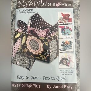 Islander Sewing Systems #217 "Gift Box Plus" Sewing Pattern